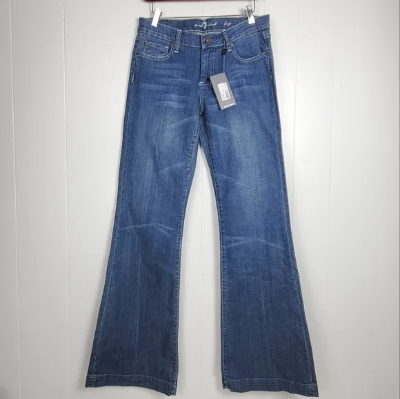 NWT Dojo beaded rhinestone pocket jeanssize 30 - Picture 2 of 15